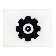 Navy Rating Badge: Striker Mark for EN Engineman - white CNT for dress uniforms