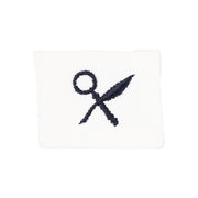 Navy Rating Badge: Striker Mark for IS Intelligence Specialist - white CNT for dress uniforms