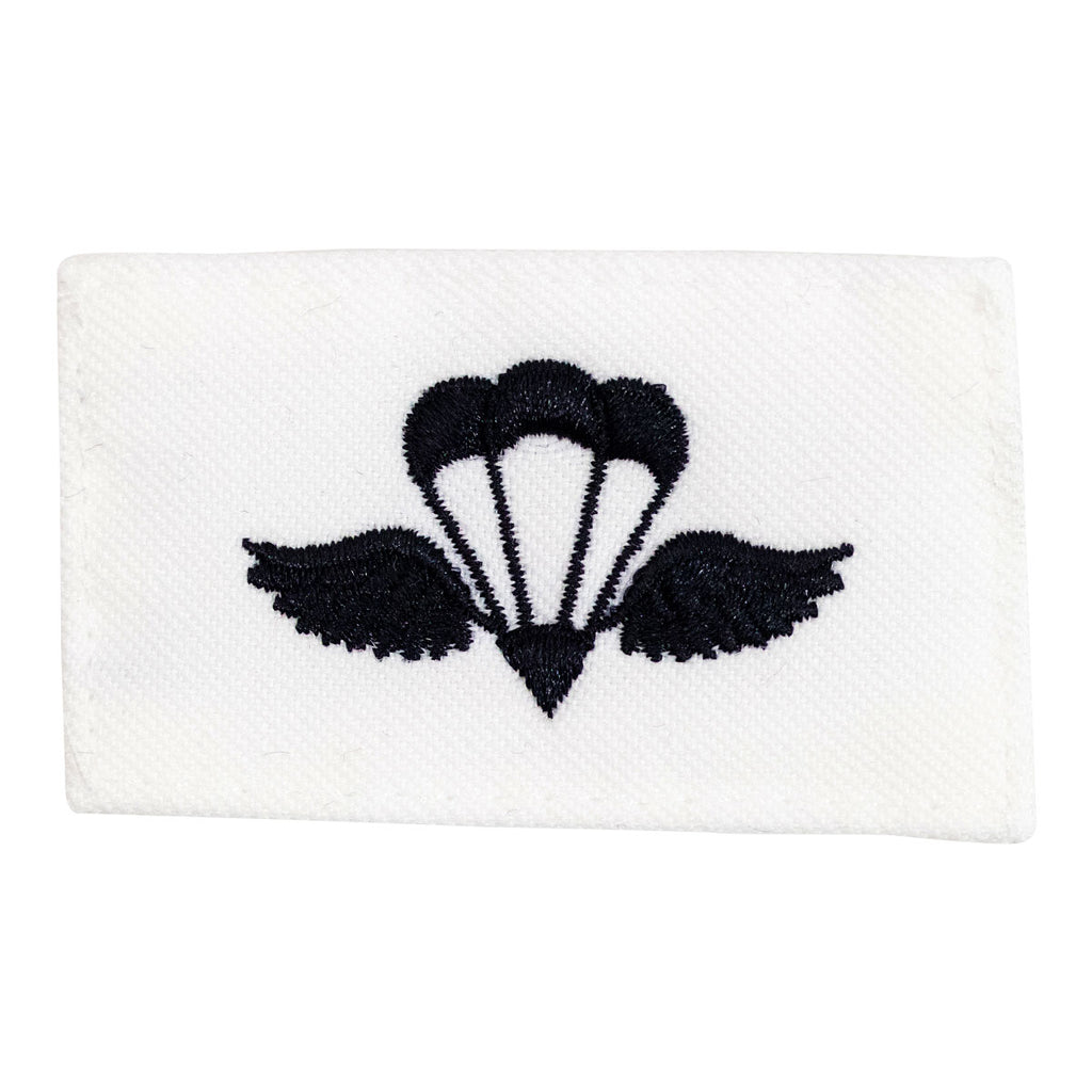 Navy Rating Badge: Striker Mark for PR Aircrew Survival Equipmentman - white CNT for dress uniforms