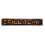 Ribbon Attachments: Drill Team Bar - bronze