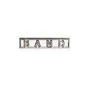 Ribbon Attachments: Band Bar - silver