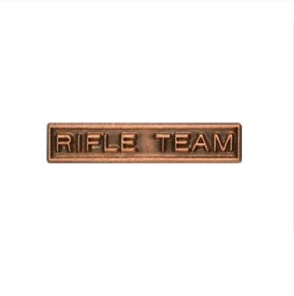 Bronze Rifle Team Bar Ribbon Attachment