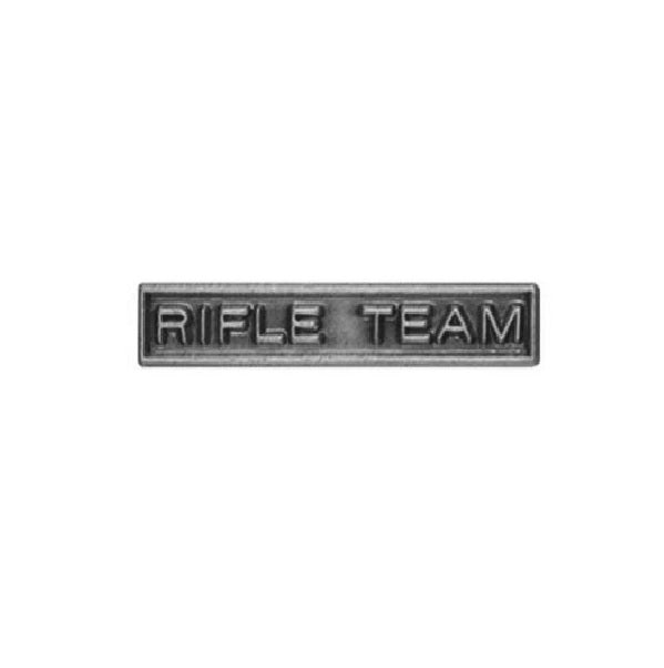 Silver Rifle Team Bar Ribbon Attachment
