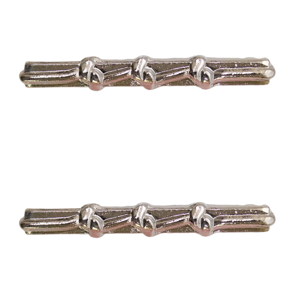 Army Ribbon Attachments: Good Conduct - 3 knot, silver oxidize