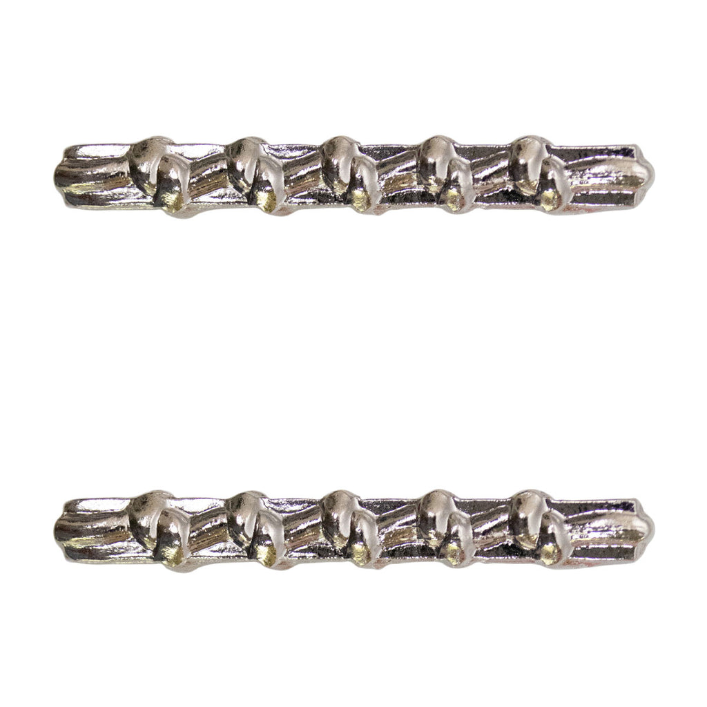 Army Ribbon Attachments: Good Conduct - 5 knot, silver oxidize