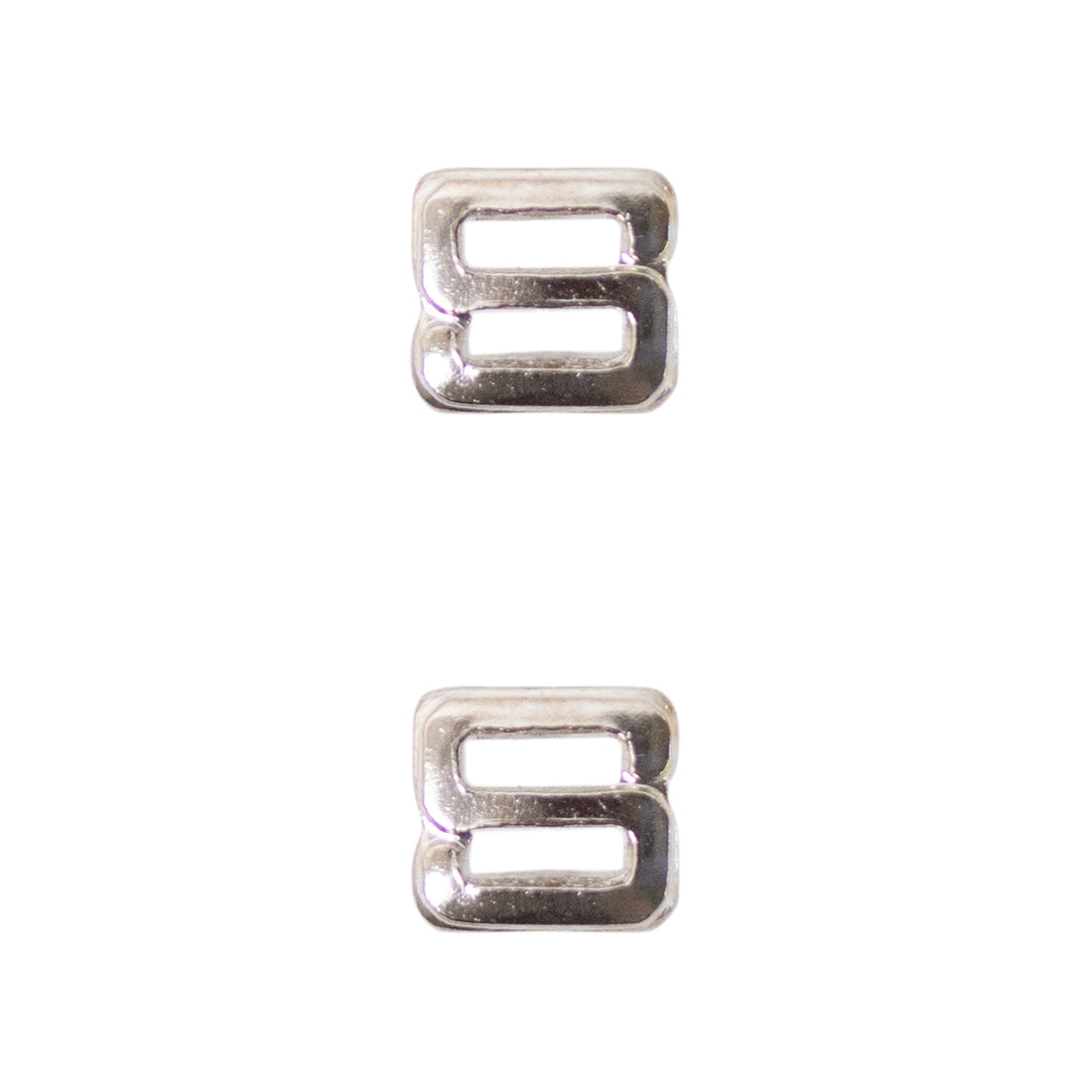 Silver Letter S Ribbon Attachment