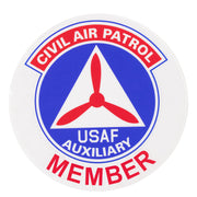 Civil Air Patrol Window Cling: Seal - (MEMBER) 4 inches