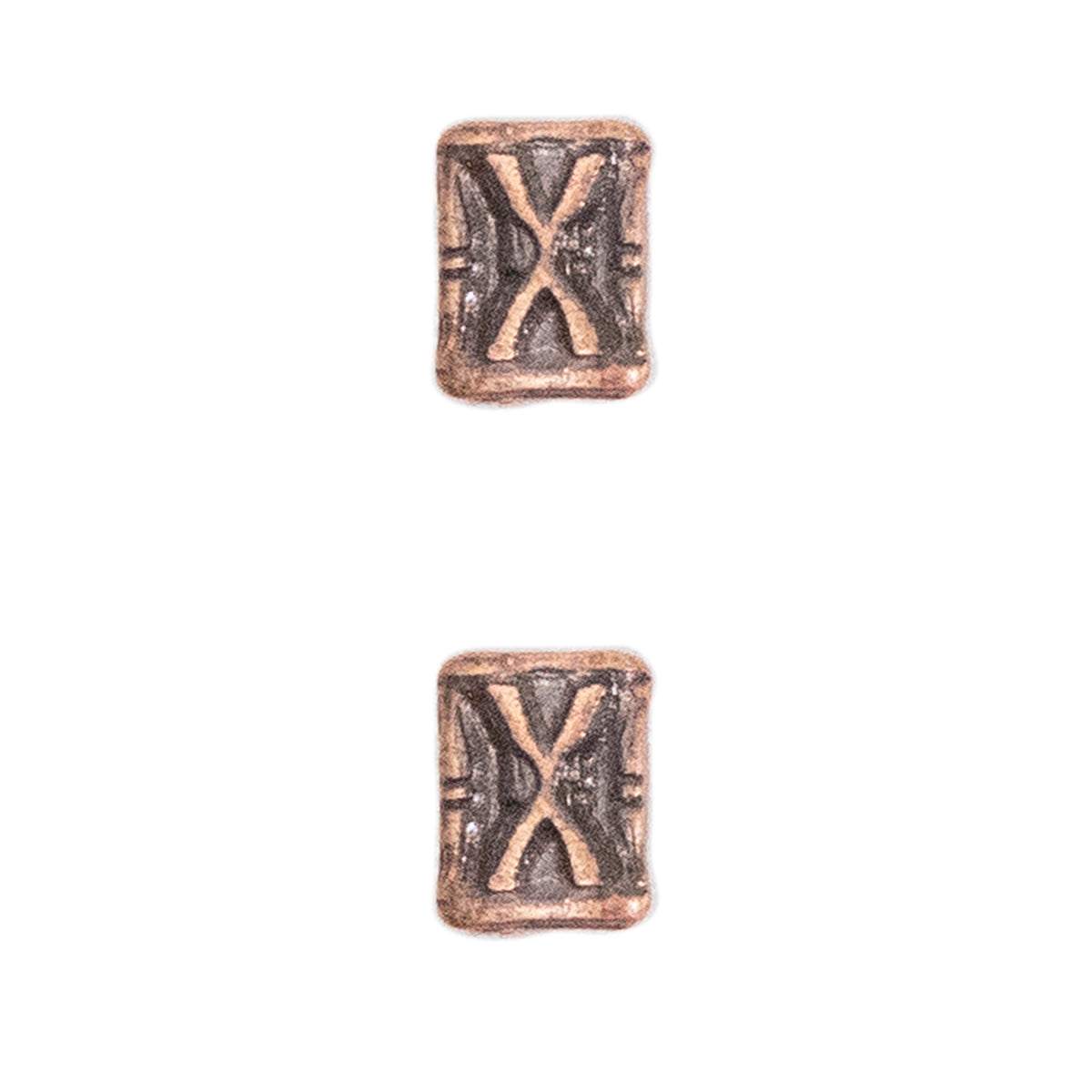 miniature Medal Attachment: Hourglass - bronze