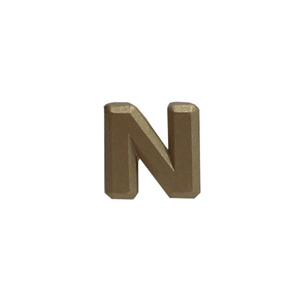 NO PRONG Attachment Miniature Letter N for Miniature Medal