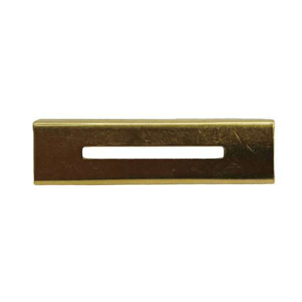 Front Clip for ribbon & full size medal - brass slide