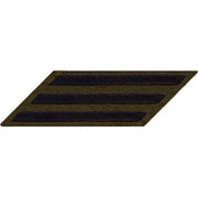 Navy Enlisted Male Hash Marks: Green Serge - set of 3