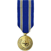 Miniature Medal: 24k Gold Plated NATO Article 5 Active Endeavour Medal