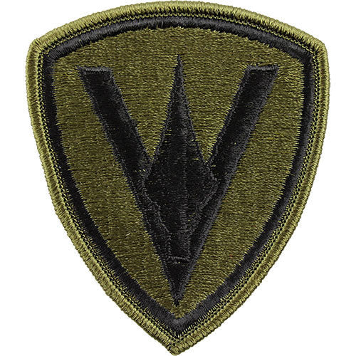 Marine Corps Shoulder Patch: Fifth Division - subdued (NON-RETURNABLE)