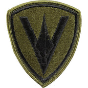 Marine Corps Shoulder Patch: Fifth Division - subdued (NON-RETURNABLE)