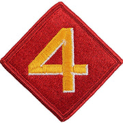 Marine Corps Shoulder Patch: Fourth Division - color