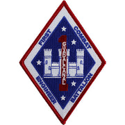 Marine Corps Patch: First Combat Engineer Battalion - color
