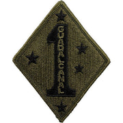 Marine Corps Shoulder Patch: First Division - subdued (NON-RETURNABLE)