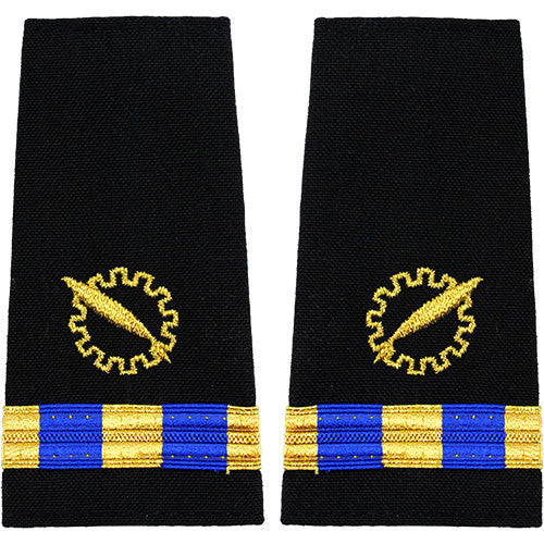 Navy Soft Shoulder Mark: Warrant Officer 3 Data Processing
