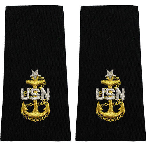 Navy Soft Shoulder Mark: E-8 Senior Chief