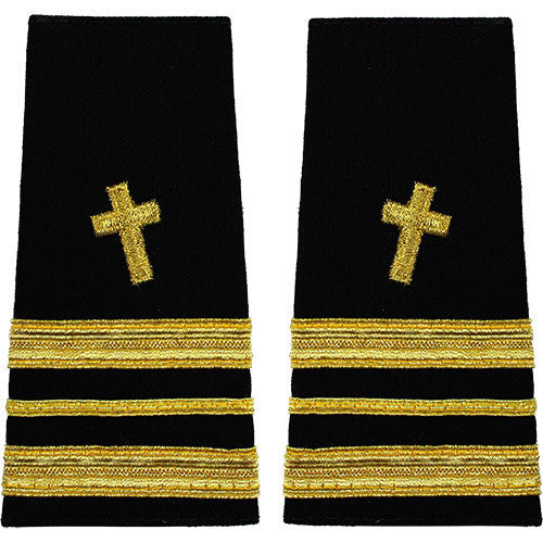 Navy Soft Shoulder Mark: Lieutenant Commander Christian Chaplain