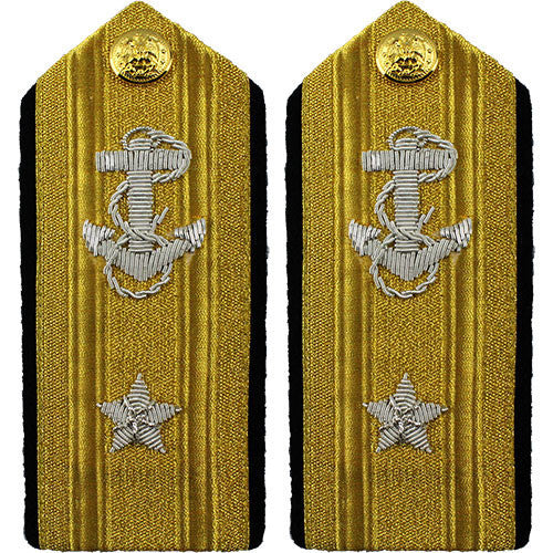 Navy Shoulder Board: Line Rear Admiral Lower 1 Star - Male