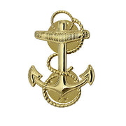 USNSCC / NLCC - Collar Device: Midshipman - 1-1/8 inch, miniature size (Rope to Left)
