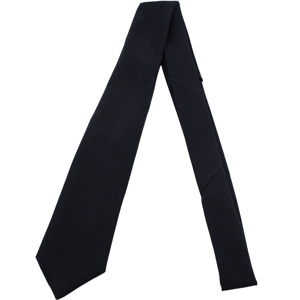 Army Tie: 4 In Hand - black extra long length