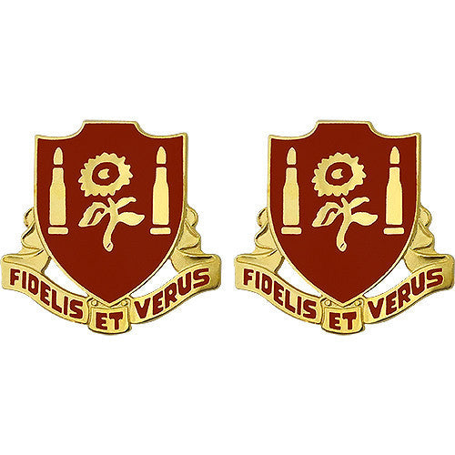 Army Crest: 29th Field Artillery - Fidelis ET Verus