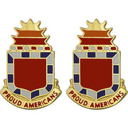 Army Crest: 32nd Field Artillery - Proud Americans