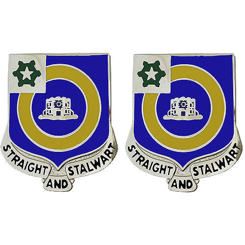Army Crest: 41st Infantry Regiment - Straight and Stalwart