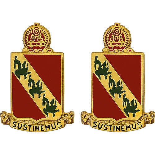 Army Crest: 43rd Air Defense Artillery - Sustinemus