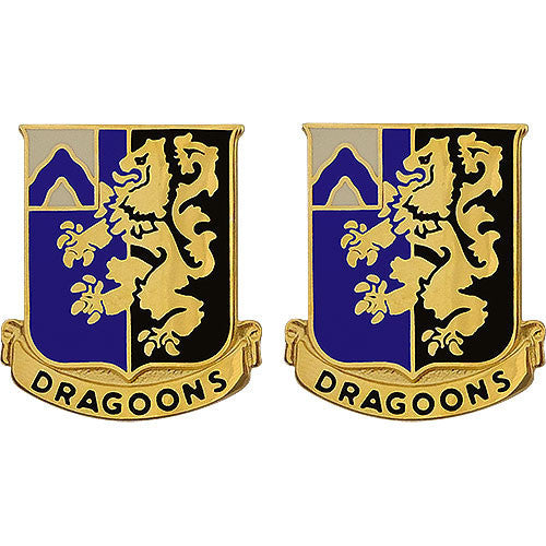 Army Crest: 48th Infantry Regiment - Dragoons