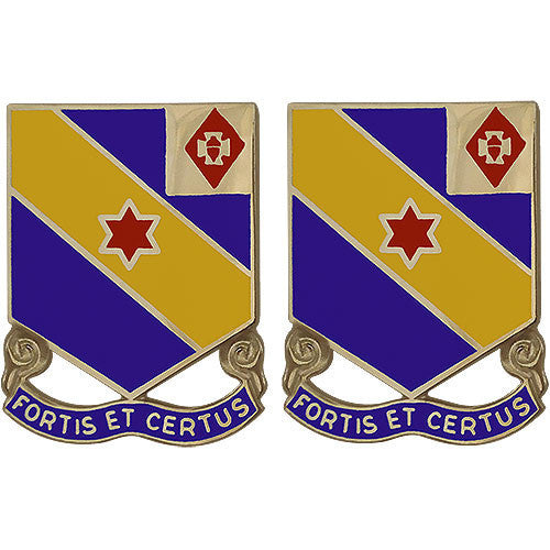 Army Crest: 52nd Infantry Regiment - Fortis Et Certus