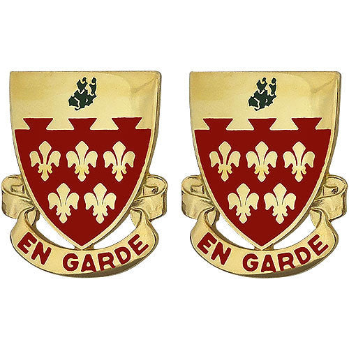 Army Crest: 77th Field Artillery Regiment - En Garde