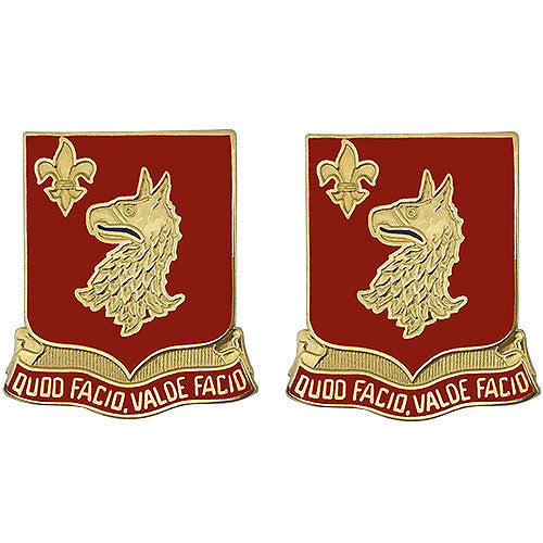 Army Crest: 84th Regiment - Quod Facio Valde Facio