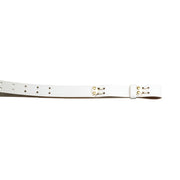 Parade and Honor Guard: Rifle Sling White Leather with Brass Hardware