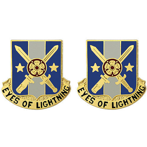 Army Crest: 125th Military Intelligence Battalion - Eyes of Lightning