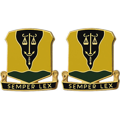 Army Crest: 125th Military Police Battalion - Semper Lex
