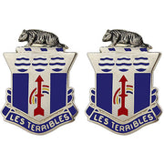 Army Crest: 127th Infantry: Wisconsin Army National Guard - Les Terribles