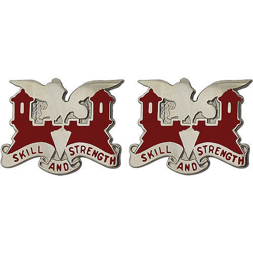 Army Crest: 130th Engineer Battalion - Skill and Strength
