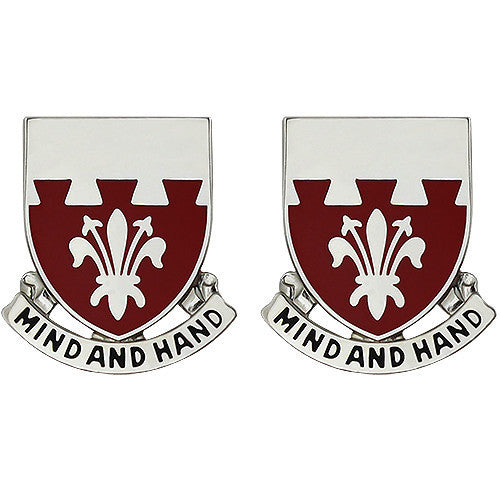 Army Crest: 169th Engineer Battalion - Mind and Hand