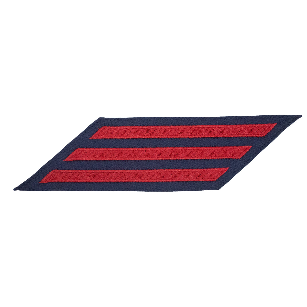 USCG Enlisted Set of 3 Red on Blue Serge Badge