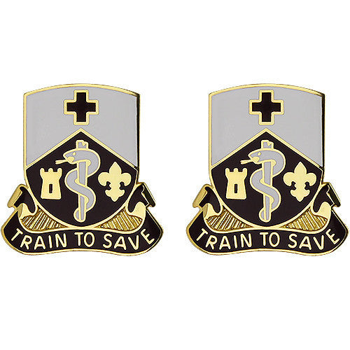 Army Crest: 187th Medical Battalion - Train to Save