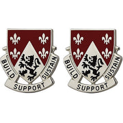 Army Crest: 249th Engineer Battalion - Build Support Sustain