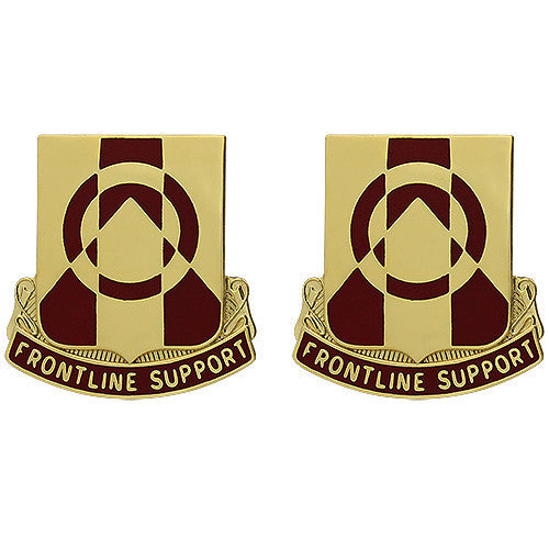 Army Crest: 296th Support Battalion - Frontline Support