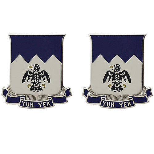 Army Crest: 297th Infantry: Alaska Army National Guard - Yuh Yek