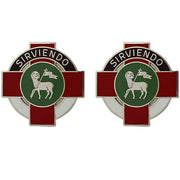Army Crest: 369th Combat Support Hospital - Sirviendo
