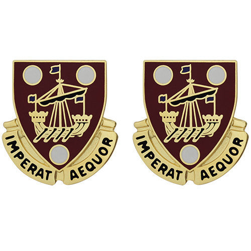 Army Crest: 483rd Transportation Battalion - Imperat Aequor