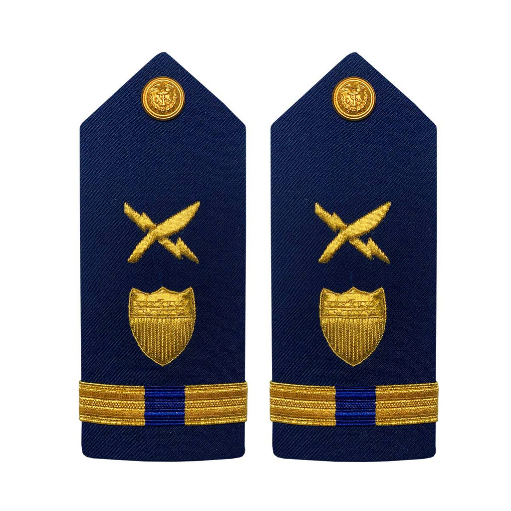Coast Guard Shoulder Board: Warrant Officer 4 Intelligence Systems Specialist