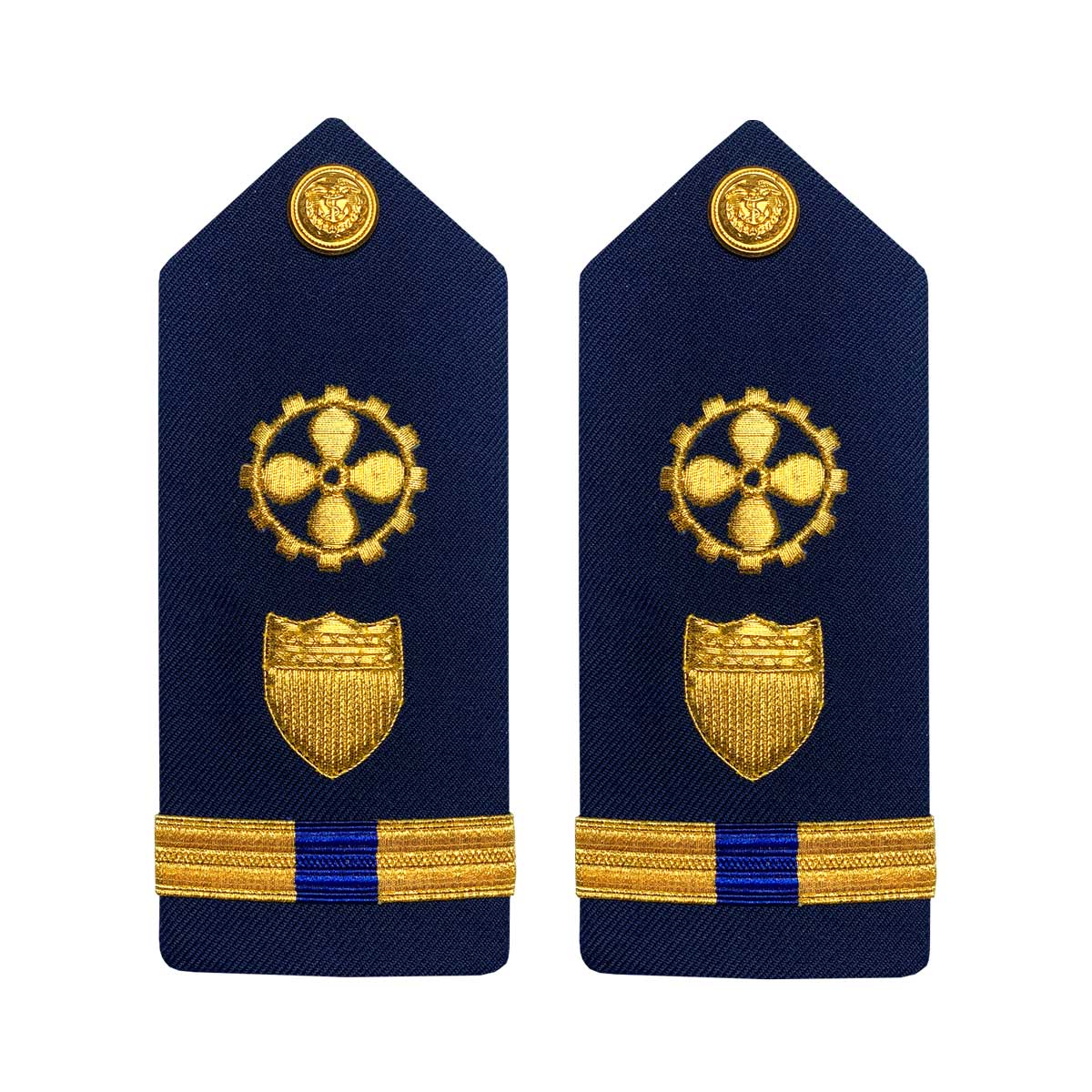 Coast Guard Shoulder Board: Warrant Officer 4 Marine Safety Specialist Engineer - Male